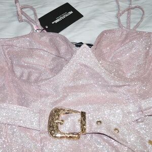 Pretty little thing pink cowgirl dress